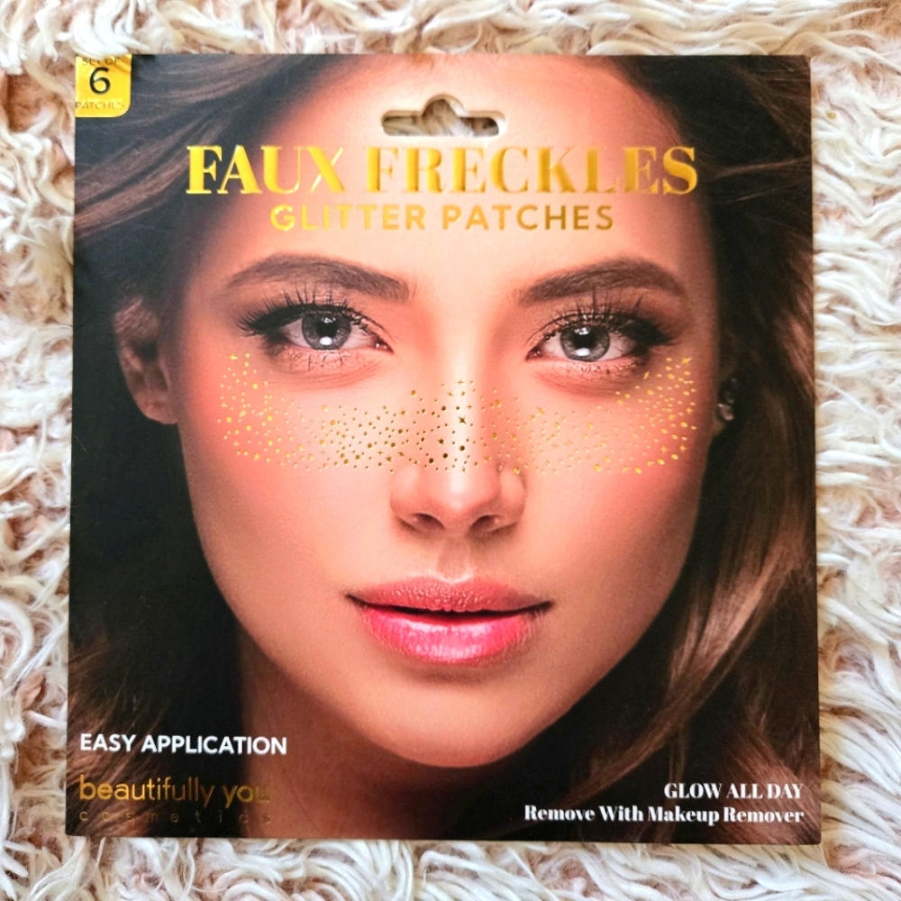 💫NWT Faux Freckles Glitter Patches